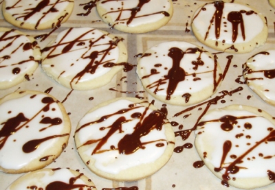 Jackson Pollock cookies